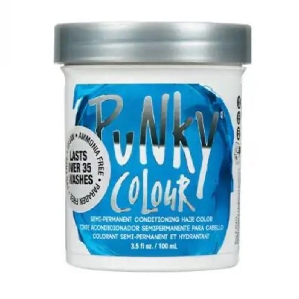 NWT PUNKY COLOUR, SEMI-PERMANENT CONDITIONING HAIR COLOR, LAGOON BLUE